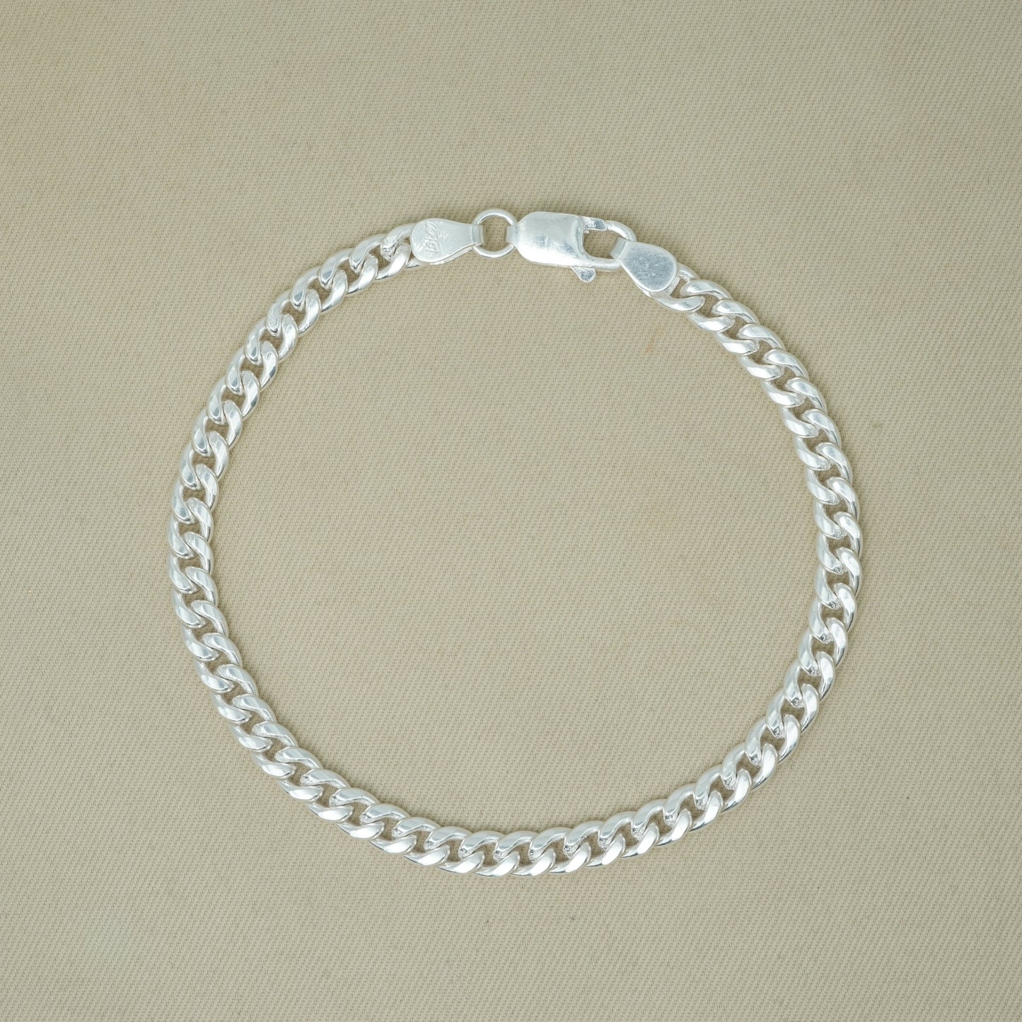 Unisex Silver Chain Bracelet Everyday Luxury