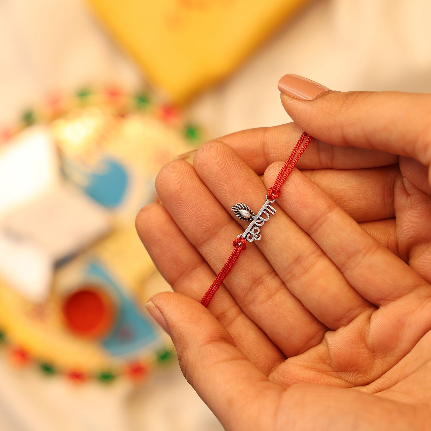 Murli Manohar Krishna Silver Rakhi