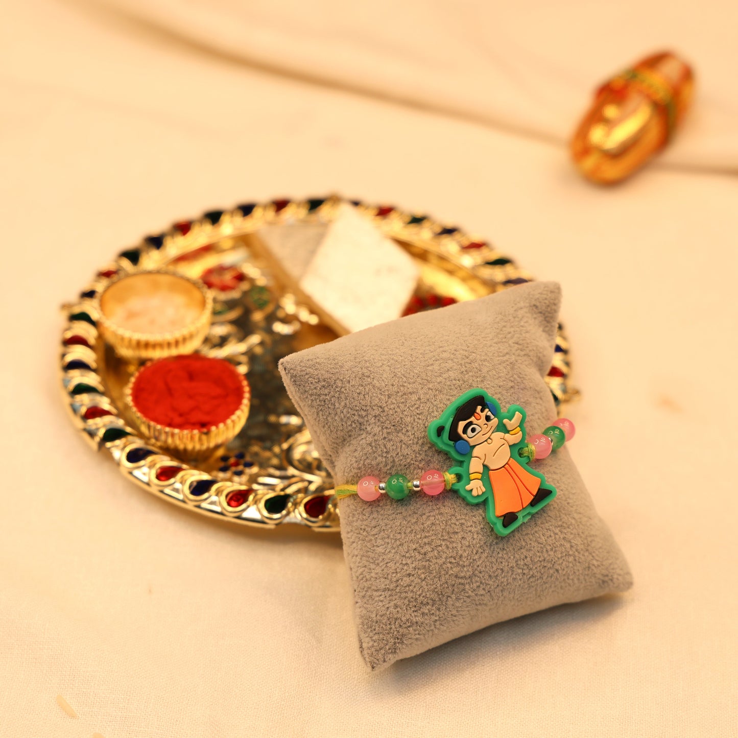 Silver Rakhi Chhota Bheem Kids