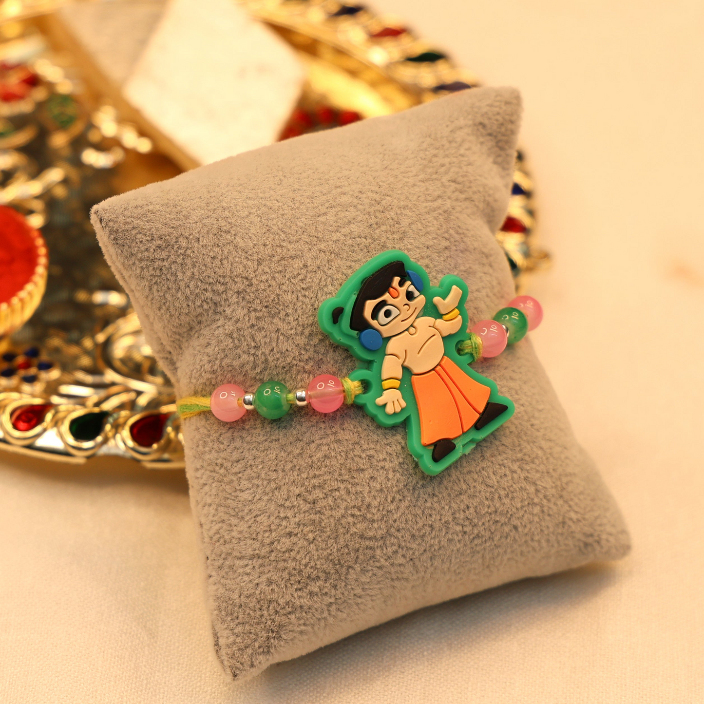 Silver Rakhi Chhota Bheem Kids