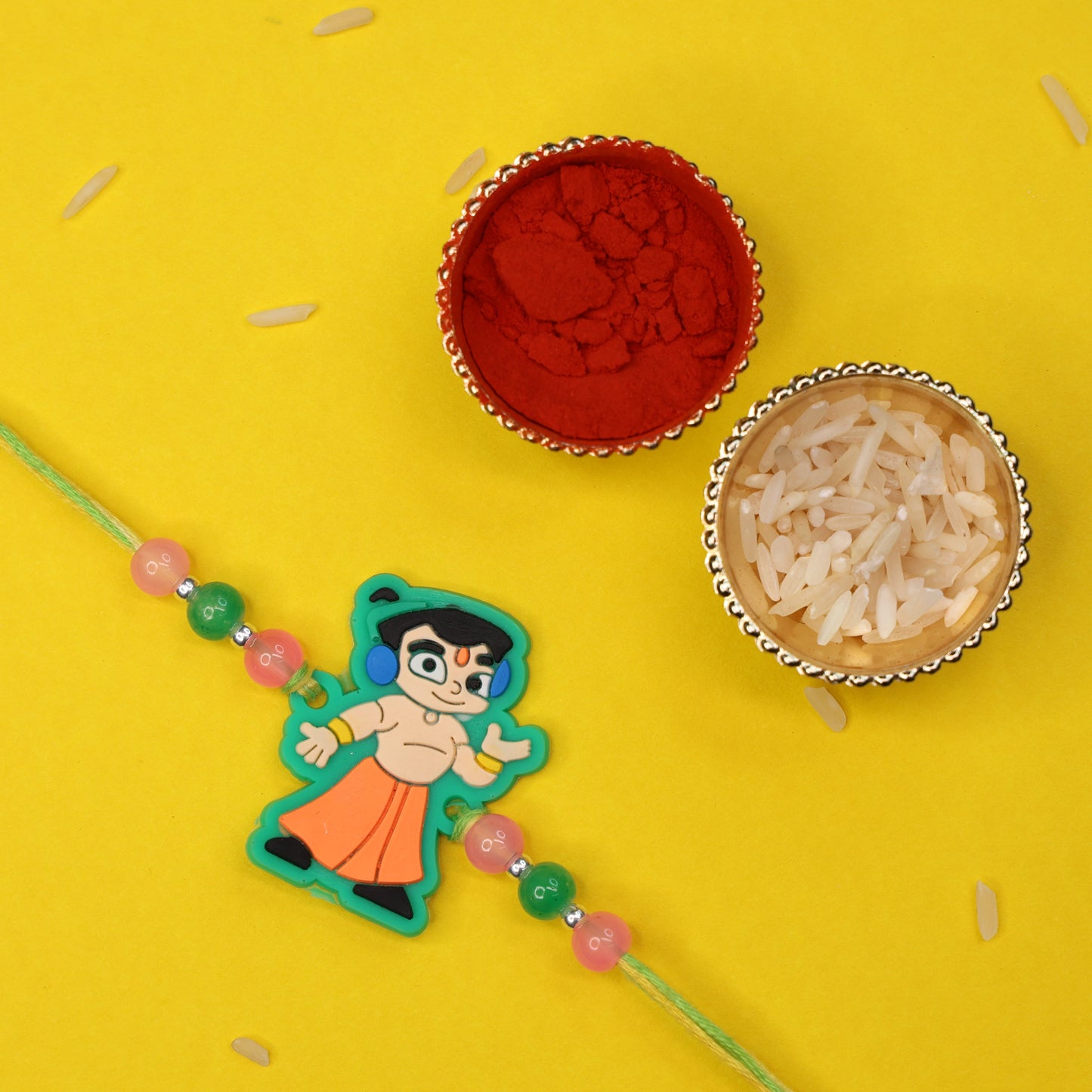 Silver Rakhi Chhota Bheem Kids