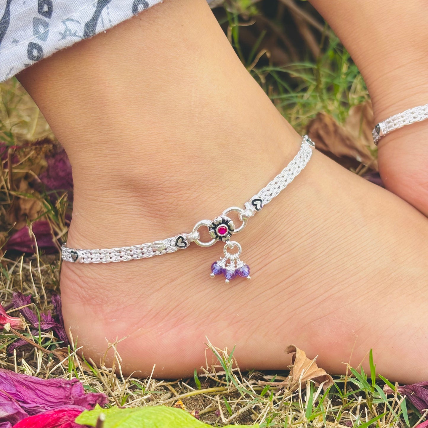 Attractive Simple Silver Anklet for Effortless Elegance.